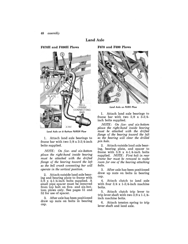 John Deere F670, F670H, F690, F690H Moldboard Plow Operator's Manual (OMA12324) - Image 2