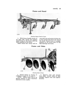 Alternative view of John Deere 805 Series Integral Disk Plows Operator's Manual (OMA12356A)