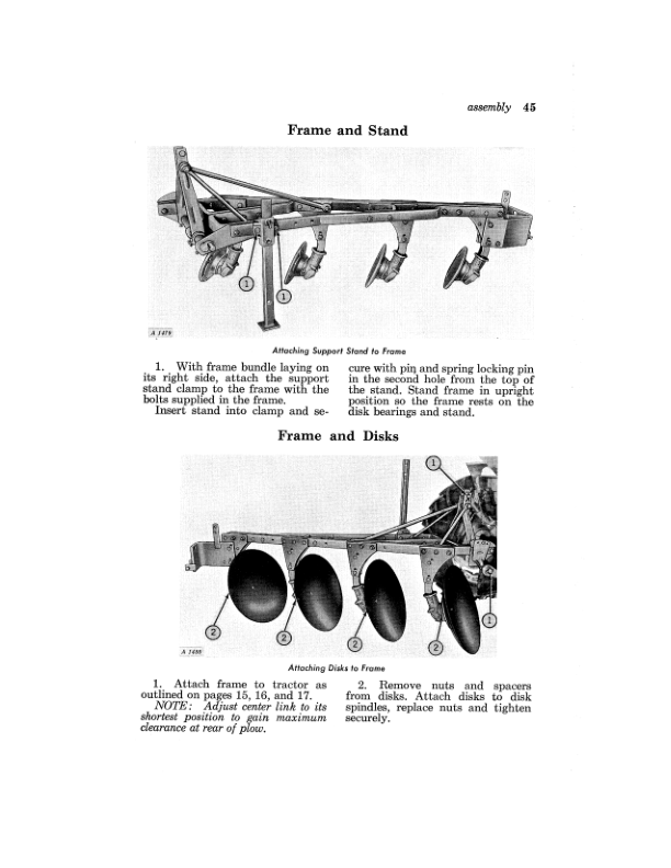 John Deere 805 Series Integral Disk Plows Operator's Manual (OMA12356A) - Image 2
