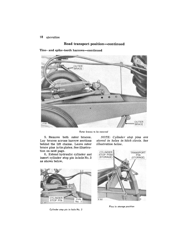 John Deere F930H Hydraulic Wheel Drawbar Cart & Attachments Operator's Manual (OMA12479) - Image 2