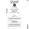 John Deere P540, P556 Air Hoe Drills (790101-) Operator's Manual (OMA125594)