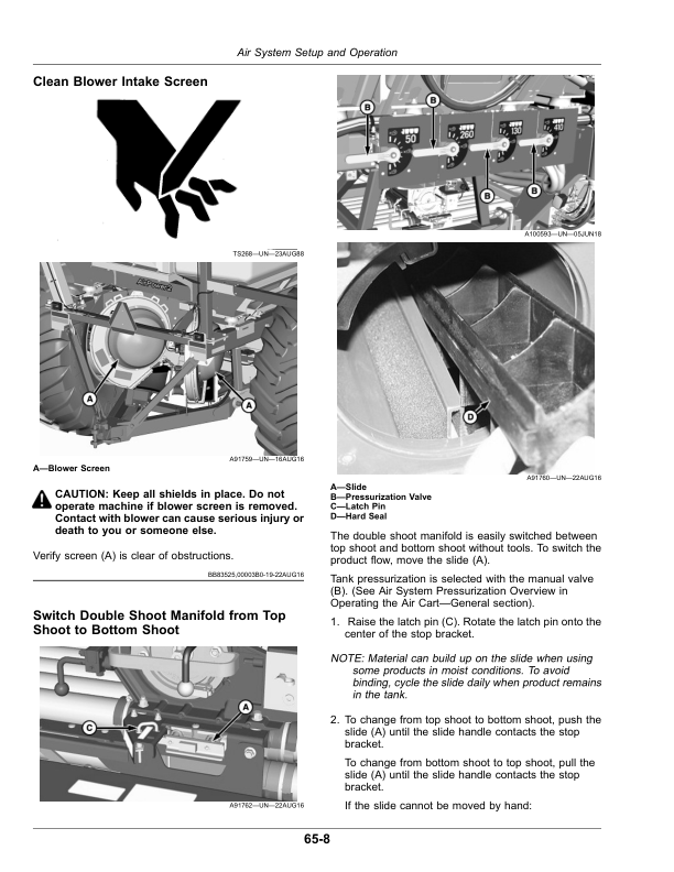 John Deere C850 Commodity Air Cart (790101-) Operator's Manual (OMA125723) - Image 3