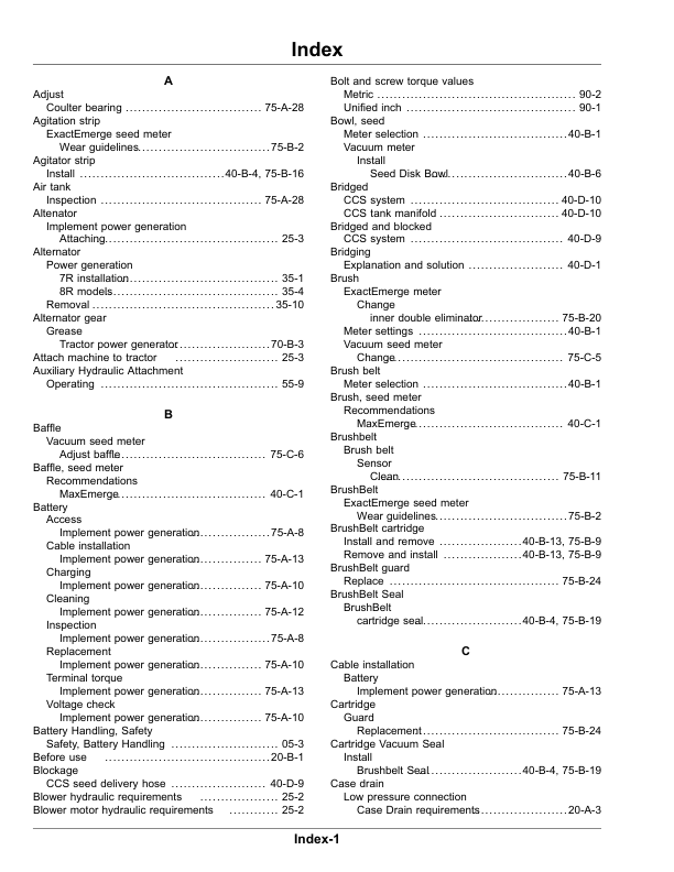 John Deere 1725 ExactEmerge, 1725 MaxEmerge 5e Planter (790101-) Operator's Manual (OMA125864) - Image 3