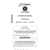 John Deere 1775 MaxEmerge 5 Planter (790101-) Operator's Manual (OMA126010)