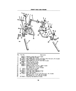 Alternative view of John Deere M10 Series Tractor Cultivator for Model 'M' Tractor Operator's Manual (OMA12647)