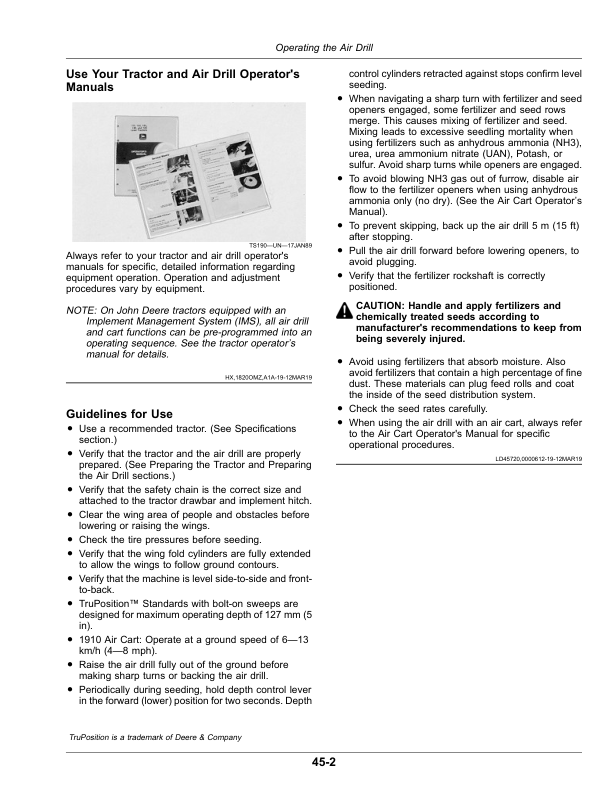 John Deere H541, H550, H540F, H550F, H560F (H500, H500F Series) Flex Air Hoe Drills (795101-805100) (North America) Operator's Manual (OMA129191) - Image 3