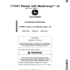 John Deere 1775NT Planter with MaxEmerge 5e Non CCS (794101-800100) (North American) Operator's Manual (OMA129731)
