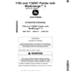 John Deere 1765, 1765NT Planter with MaxEmerge 5 (795101-) (North America) Operator's Manual (OMA129835)