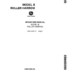 John Deere Model B Roller Harrow Operator's Manual (OMA13009)