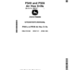 John Deere P540, P556Air Hoe Drills (800101-) (Kazakh Export Edition) Operator's Manual (OMA133038K)