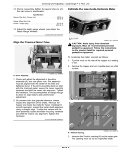 Alternative view of John Deere 1705, 1735 Integral Planters with MaxEmerge 5 (795101-) (European Edition) Operator's Manual (OMA133152E)