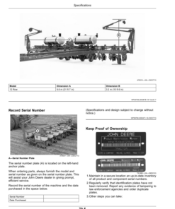 Alternative view of John Deere 1775 Planter with MaxEmerge 5 (795101-) (North American) Operator's Manual (OMA133292)