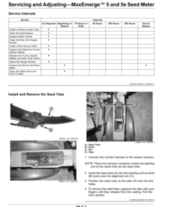Alternative view of John Deere Precision Upgrades, Planter-Row Units, Fertilizer (North American) Operator's Manual (OMA133442)
