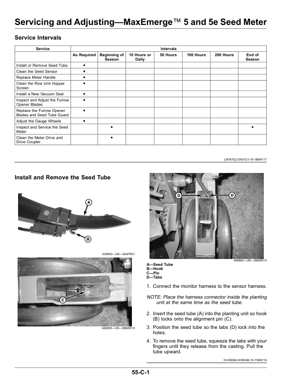John Deere Precision Upgrades, Planter-Row Units, Fertilizer (North American) Operator's Manual (OMA133442) - Image 2