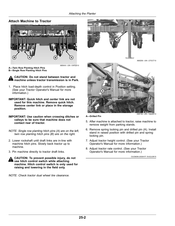 John Deere Deere/Orthman 12X2 Twin-Row Planter with MaxEmerge 5 Seed Meters (795101-) (North American) Operator's Manual (OMA133445) - Image 3