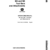 John Deere M4, M5 Toolbar, Attachments Operator's Manual (OMA13348)