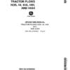 John Deere Tractor Plows Nos. 44, 44A, 44H, 44AH Operator's Manual (OMA1352)