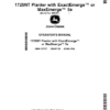 John Deere 1725NT Planter with ExactEmerge or MaxEmerge 5e (805101-810100) (Australia) Operator's Manual (OMA137757)