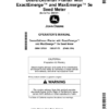 John Deere Deere/Orthman Planter with ExactEmerge, MaxEmerge 5e Seed Meter (805101-) (North American) Operator's Manual (OMA137881)