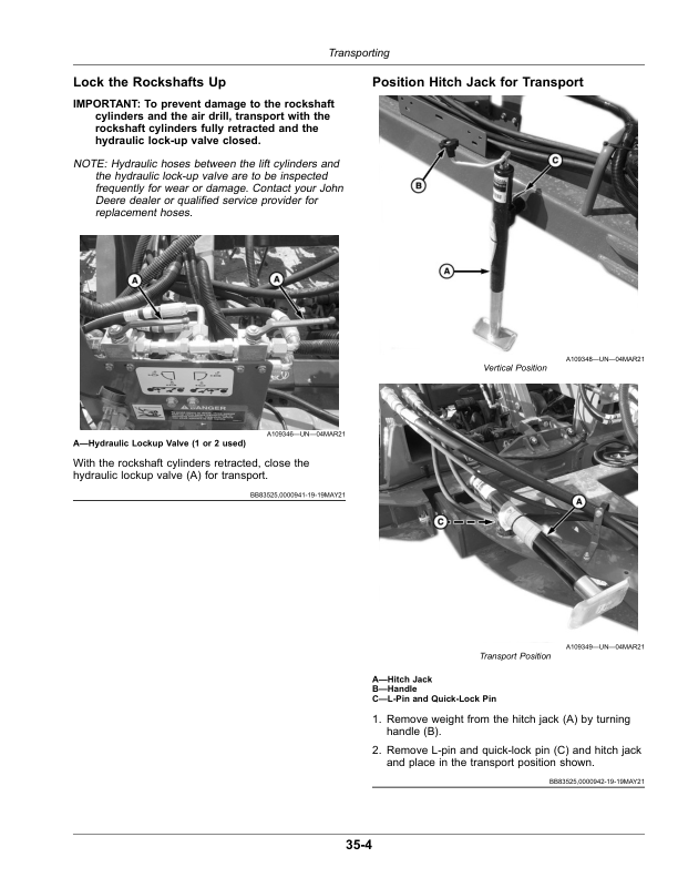 John Deere N500 Series No-Till Air Drills (805101-810100) (North American) Operator's Manual (OMA138049) - Image 3