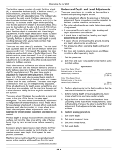 Alternative view of John Deere P540, P556Air Hoe Drills (805101-) (North American) Operator's Manual (OMA138628)