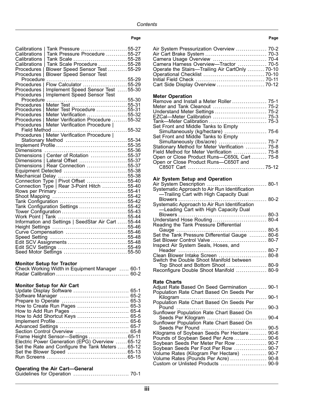John Deere C650L, C650T, C850T Air Cart (805101-810100) (North America) Operator's Manual (OMA139305) - Image 4