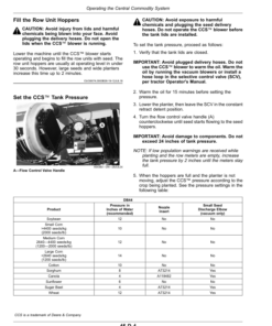 Alternative view of John Deere DB Series Planters with ExactEmerge or MaxEmerge 5e (805101-) (European Edition) Operator's Manual (OMA141376E)