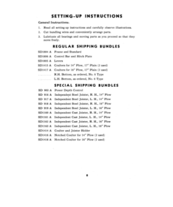Alternative view of John Deere One-Bottom 2 Way Integral Tractor Plow M3B Operator's Manual (OMA14151)