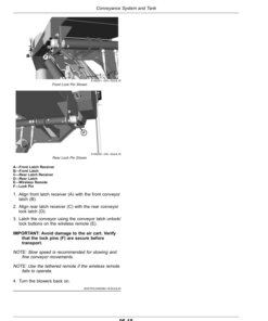 Alternative view of John Deere C650L, C650T, C850T Air Cart (810101-) (North American) Operator's Manual (OMA142680)