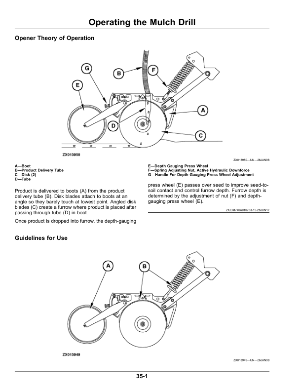 John Deere 740A Mulch Drill (Serial No. 810101-) (European Edition) Operator's Manual (OMA142715) - Image 3