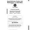 John Deere Deere/Orthman Planter with MaxEmerge 5 Seed Meter (810101-) (North American) Operator's Manual (OMA142913)