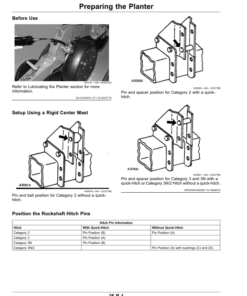 Alternative view of John Deere 1705, 1735 Integral Planters with MaxEmerge 5 (801101-) (North American) Operator's Manual (OMA142928)
