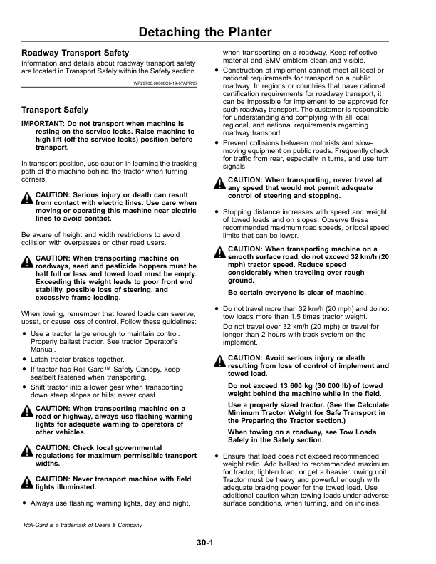 John Deere 1725 Planters with MaxEmerge 5 (810101-) (North American) Operator's Manual (OMA142949) - Image 2