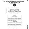 John Deere DB Series Planters with ExactEmerge or MaxEmerge 5e (Serial No. 814101-) Operator's Manual (OMA146322)