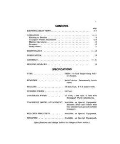 Alternative view of John Deere F920A Roller Packer Operator's Manual (OMA14826)