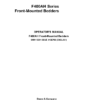 John Deere F400AH Series Front-Mounted Integral Bedders Operator's Manual (OMA15631)