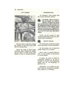 Alternative view of John Deere F400AH Series Front-Mounted Integral Bedders Operator's Manual (OMA15631)