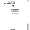 John Deere F920 Series Roller Packers Operator's Manual (OMA15740)