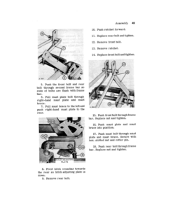 Alternative view of John Deere F115, F125 Series Integral Moldboard Plows Operator's Manual (OMA15914)