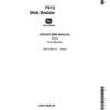 John Deere F912 Disk Bedder Operator's Manual (OMA16036)
