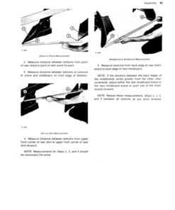 Alternative view of John Deere F835, F835A, F845, F845A Moldboard Plow Operator's Manual (OMA17477)