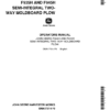 John Deere F935H, F945H Moldboard Plows Operator's Manual (OMA17514)