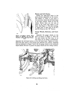 Alternative view of John Deere A3, B3, G3 Two-Way Integral; A1, B1 Single Integral Tractor Plows Operator's Manual (OMA22549)