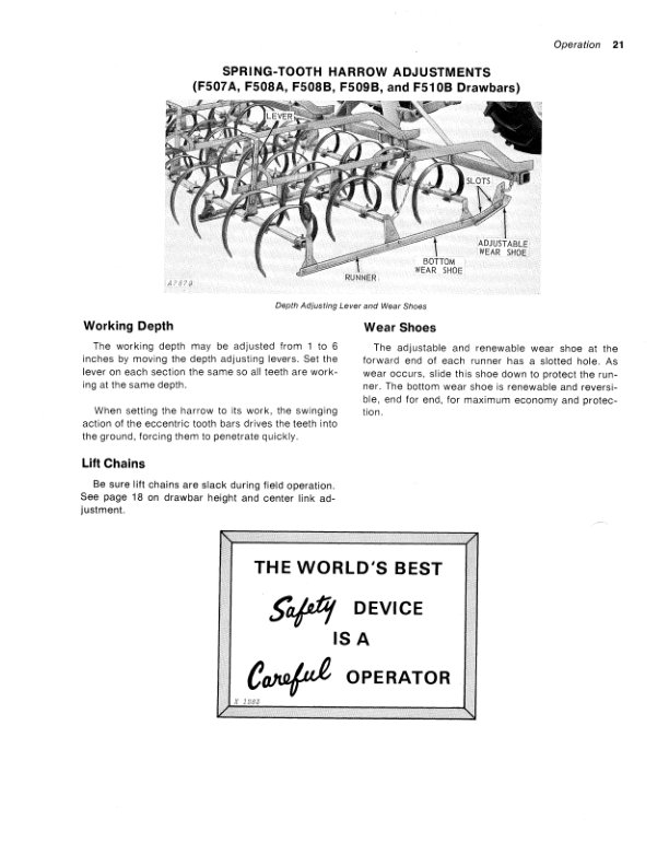 John Deere 500 Series Integral Harrow & Harrow Sections Operator's Manual (OMA22849) - Image 2