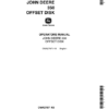 John Deere 350 Offset Disk Operator's Manual (OMA27671)