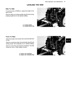 Alternative view of John Deere 31 Integral Harrow Disk Operator's Manual (OMA28574)