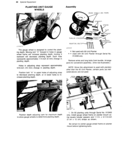 Alternative view of John Deere 80 Unit Planter Operator's Manual (OMA28630)