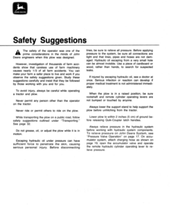 Alternative view of John Deere F350, F360 Series Power-Reset Semi-Integral Moldboard Plow Operator's Manual (OMA30844)