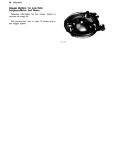 Alternative view of John Deere 60 Planting Attachment Operator's Manual (OMA31085)