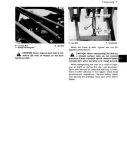 Alternative view of John Deere 310 Disk Operator's Manual (OMA32510)